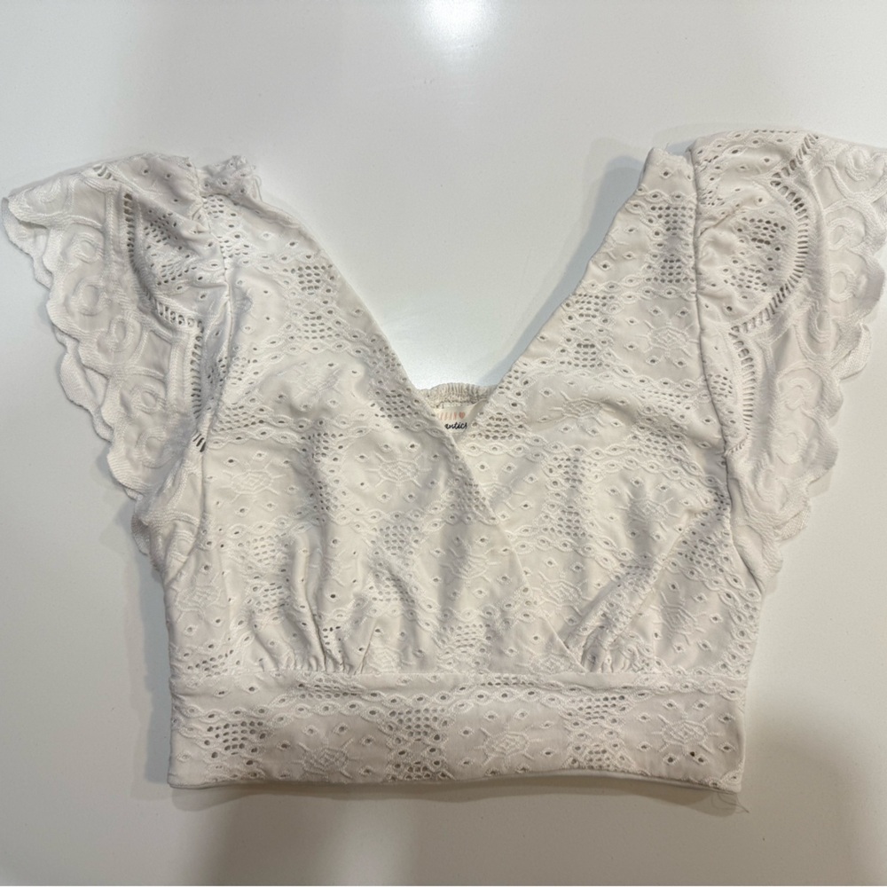 URBAN Romantics White Lace Bralette Top